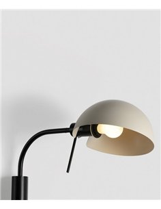 Aplique de pared Dominica - Faro - Lámpara con brazo largo y pantalla orientable