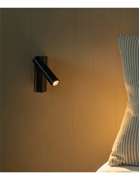 Aplique de pared Cronos - Faro - Lámpara con lector orientable