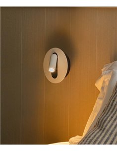 Aplique de pared Timit - Faro - Lámpara de lectura orientable