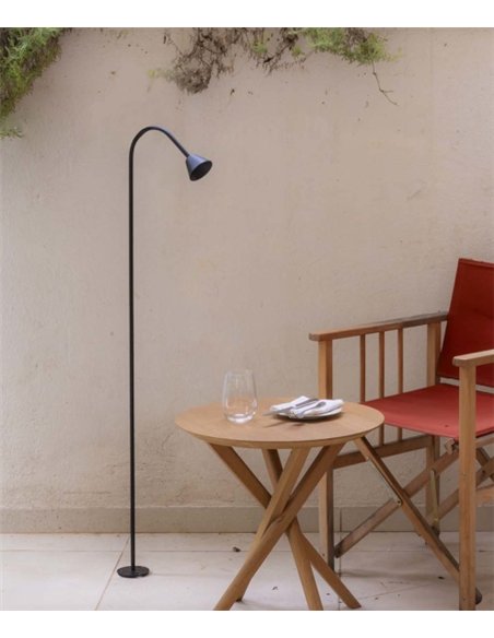 Baliza de exterior Lily - Faro - Lámpara moderna con brazo inclinado