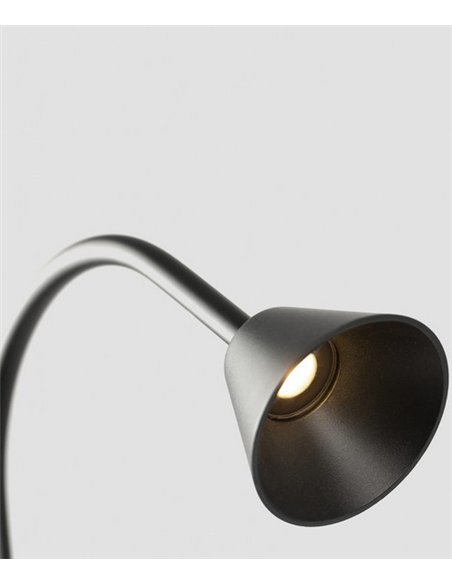 Baliza de exterior Lily - Faro - Lámpara moderna con brazo inclinado