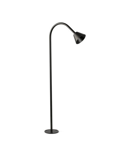 Baliza de exterior Lily - Faro - Lámpara moderna con brazo inclinado