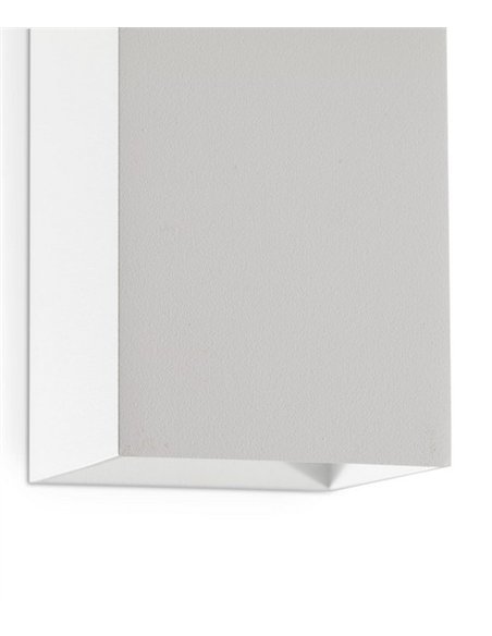 Aplique de pared Lune - Faro - Lámpara cuadrada blanca