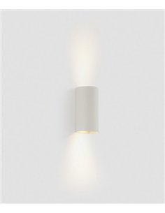 Aplique de pared Sole - Faro - Doble iluminación, pantalla estriada