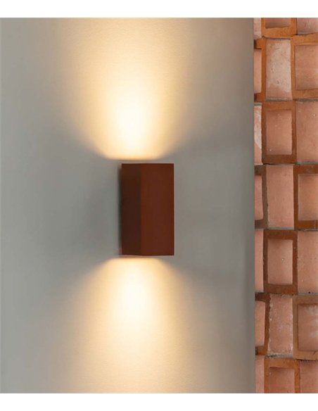 Aplique de pared Lune - Faro - Diseño rectangular, doble iluminación