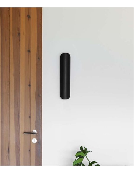 Aplique de pared Novo - Faro - Lámpara minimalista abatible en 3 posiciones