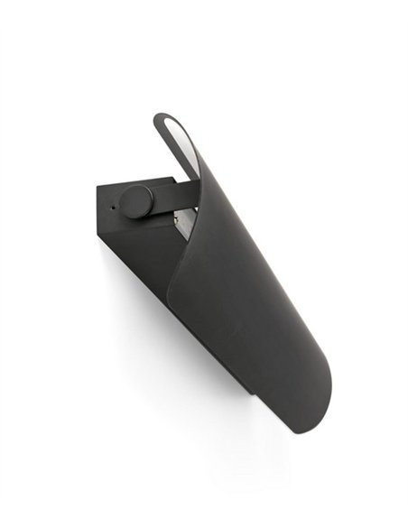 Aplique de pared Novo - Faro - Lámpara minimalista abatible en 3 posiciones