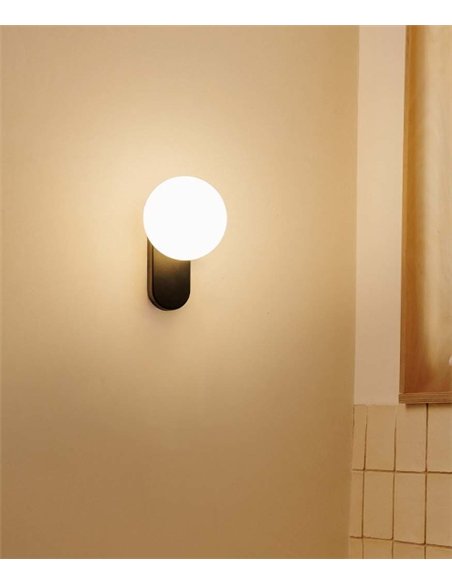 Aplique de pared Mabe - Faro - Lámpara para baño, tipo bola