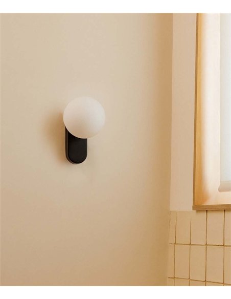 Aplique de pared Mabe - Faro - Lámpara para baño, tipo bola