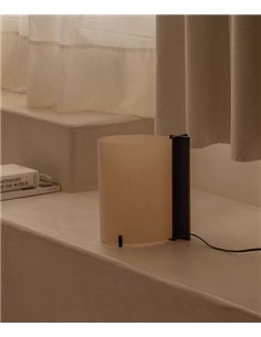 Lámpara de mesa Cata - Faro - Lámpara de madera FSC