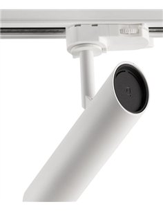 Proyector de carril trifásico Leo - Faro - Foco orientable LED