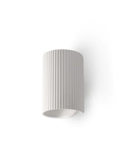 Aplique de pared Trama - Faro - Lámpara de yeso, luz unidireccional o bidireccional