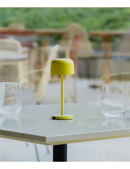 Lámpara de mesa portátil Mavis - Faro - Lámpara de exterior tátcil y regulable