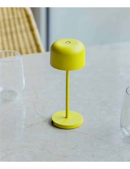 Lámpara de mesa portátil Mavis - Faro - Lámpara de exterior tátcil y regulable