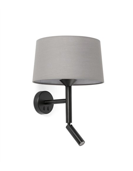 Aplique de pared Windsor - Faro - Lámpara con lector LED