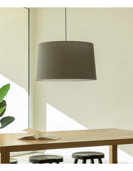 Lámpara colgante Windsor - Faro - Lámpara elegante gris