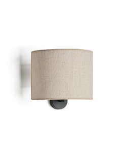 Aplique de pared Sorrento - Massmi - Pantalla de lino natural 2