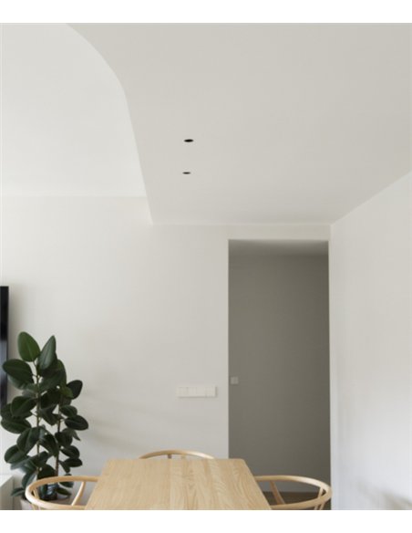 Foco de techo empotrable Tolva Mini - Nexia - Downlight mini IP44, Ø 3.9 cm