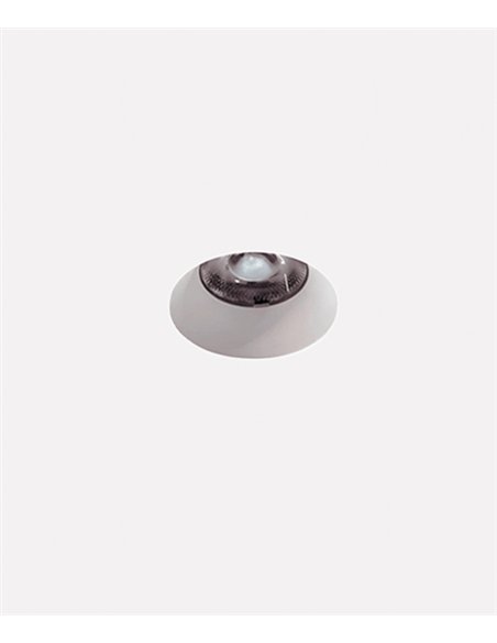 Foco de techo empotrable Tolva Mini Trimless - Nexia - Downlight sin marco, IP44, Ø 3.9 cm