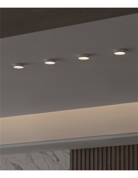 Lámpara de techo empotrable Bumpy - Nexia - Foco redondo LED, Ø 6.1 cm 