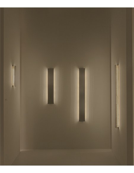 Aplique de pared Umbra - a-emotional light - Diseño lineal en 3 tamaños
