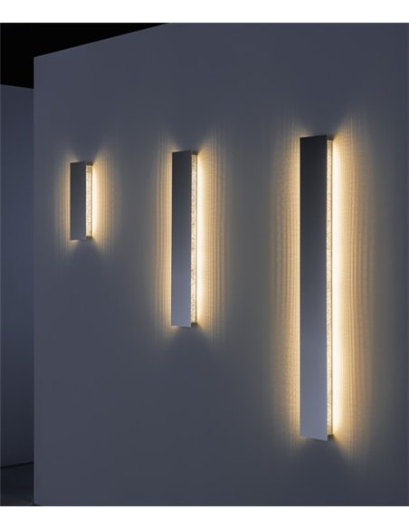 Aplique de pared Umbra - a-emotional light - Diseño lineal en 3 tamaños