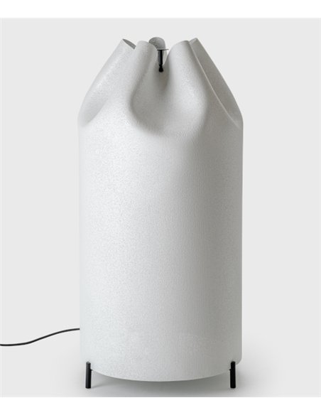 Lámpara de pie Agasallo - a-emotional light - Lámpara decorativa de malla de acero inoxidable