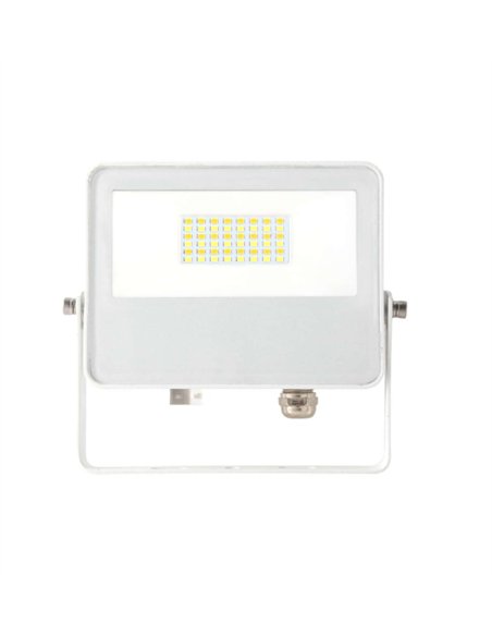 Lámpara de suelo de exterior Zas Square – Beneito & Faure – Moderna estaca LED 3000K, Lámpara para iluminar jardines