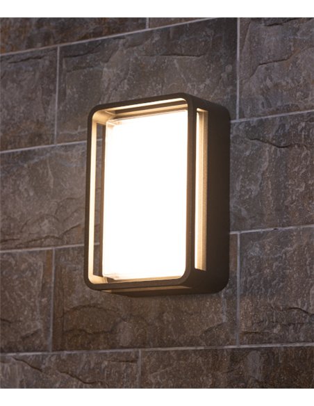 Lámpara de pared/techo Alhambra - Iberlamp - Lámpara de exterior antracita 