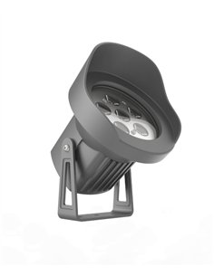 Foco proyector de exterior Cobra - Iberlamp – Foco orientable LED, antracita