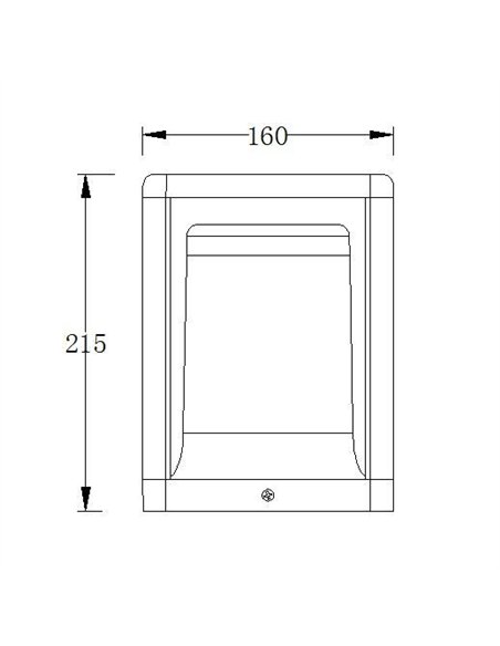 Baliza y sobremuro de exterior Terra - Iberlamp - Diseño de antracita LED