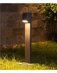 Baliza de exterior Slide - Iberlamp - Lámpara de exterior antracita