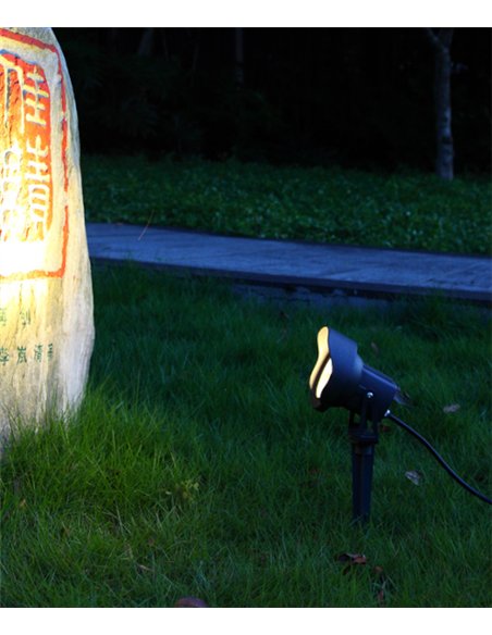 Proyector de exterior Cobra - Iberlamp - Lámpara con estaca orientable