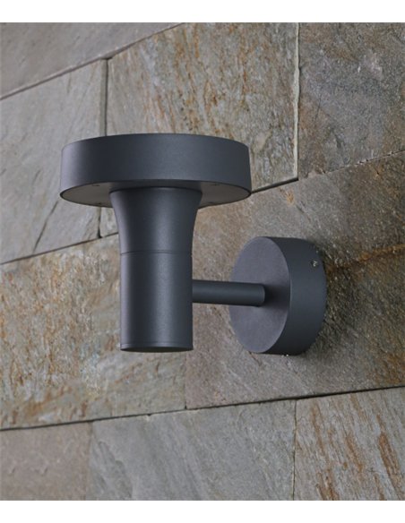 Aplique de pared Nevada - Iberlamp - Lámpara LED de aluminio antracita