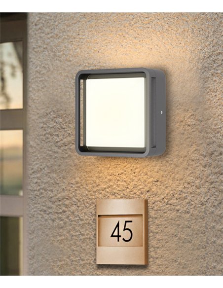 Lámpara de techo/pared Alhambra - Iberlamp - Lámpara de exterior cuadrada