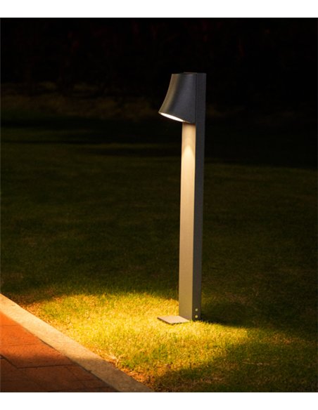 Baliza de exterior Helio - Iberlamp - Lámpara LED antracita, altura: 78 cm