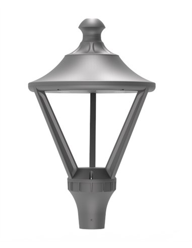 Cabezal de farola de exterior - Iberlamp - Lámpara LED antracita