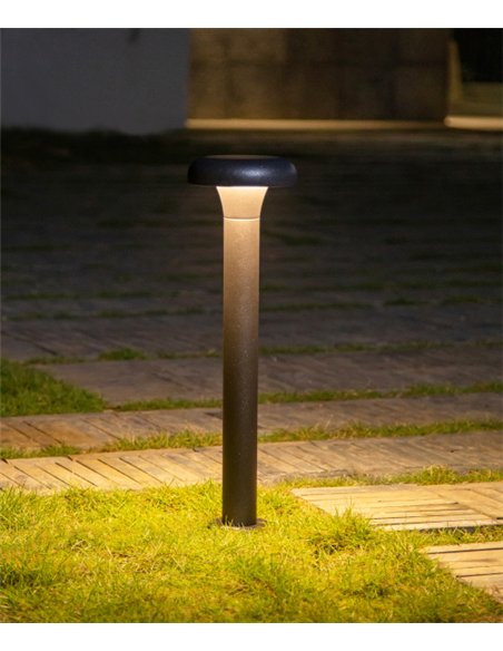 Lámpara baliza de exterior Arena - Iberlamp - Lámpara de aluminio