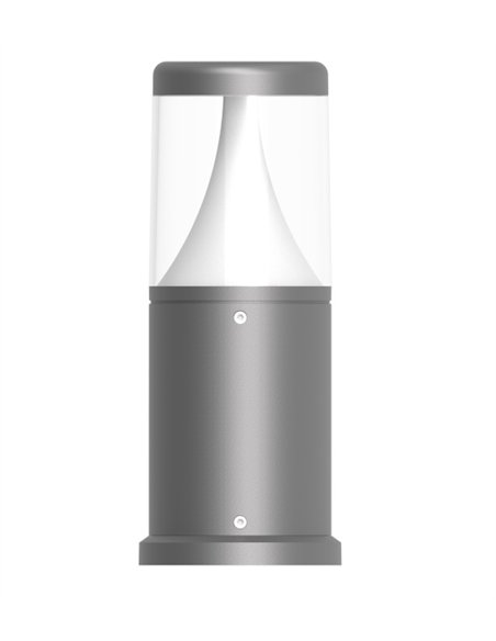 Lámpara baliza de exterior Terra - Iberlamp - Baliza pequeña antracita