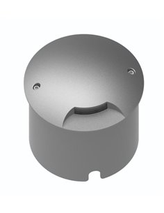 Empotrable de suelo Mijas - Iberlamp - Diseño redondo de aluminio antracita, Ø 16 cm 2