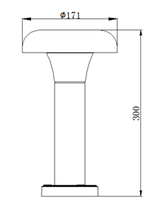 Baliza de exterior Arena - Iberlamp - Lámpara de aluminio antracita 2