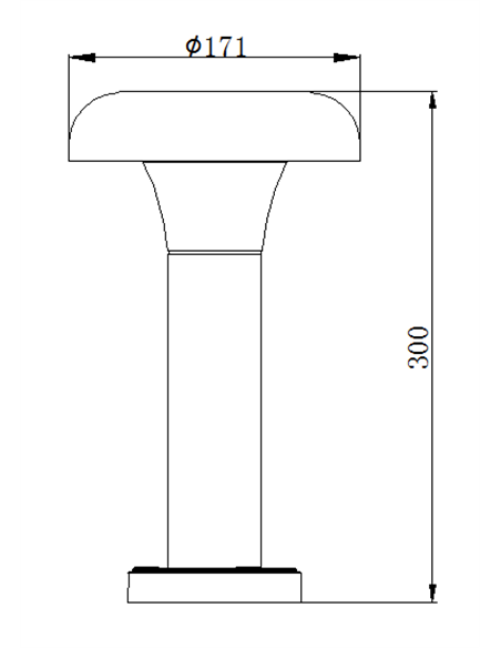 Baliza de exterior Arena - Iberlamp - Lámpara de aluminio antracita