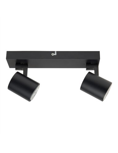 Foco de techo Kaplan - FORLIGHT - Lámpara orientable con 2 luces