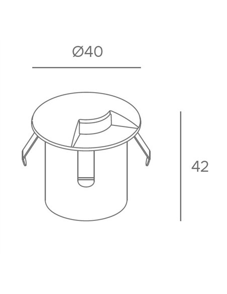 Empotrable de suelo Senya - FORLIGHT - Foco de exterior LED