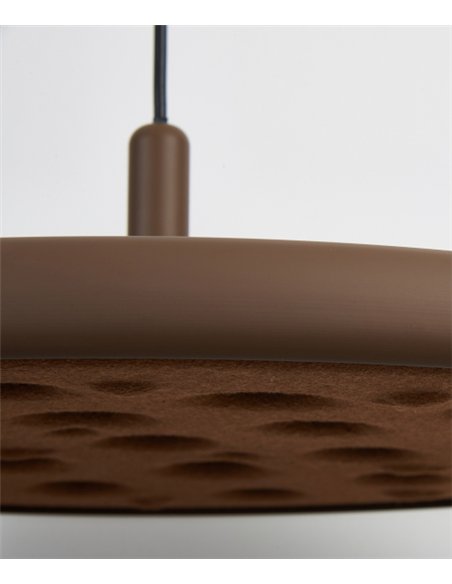 Lámpara colgante Acustic - Mantra - Lámpara acústica con pantalla PET