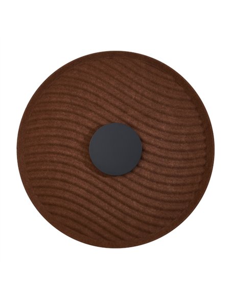 Aplique de pared Acustic - Mantra - Diseño redondo acústico PET