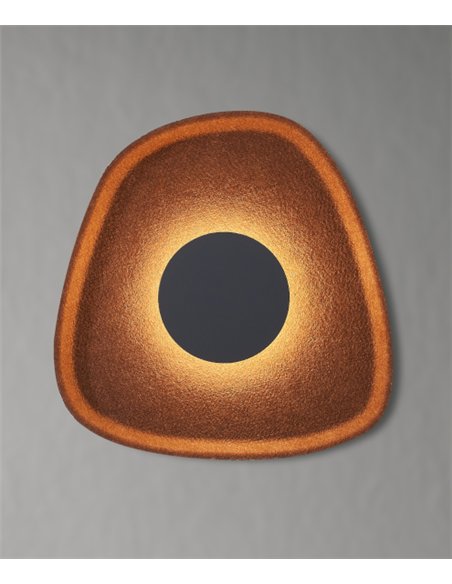 Lámpara de pared Acustic - Mantra - Aplique acústico orgánico, acabado café