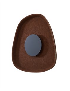 Lámpara de pared Acustic - Mantra - Aplique acústico orgánico, acabado café 2