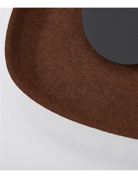 Lámpara de pared Acustic - Mantra - Aplique acústico orgánico, acabado café