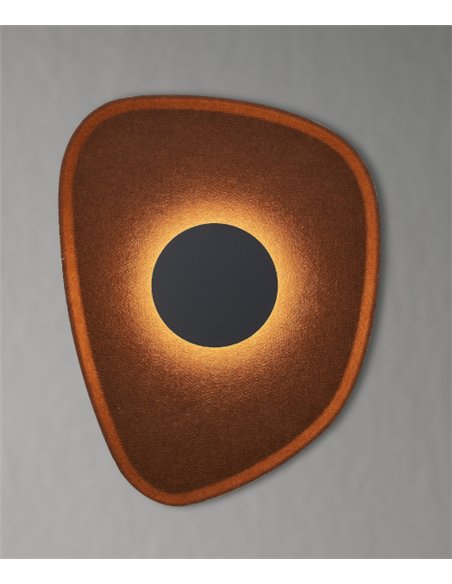 Aplique de pared Acustic - Mantra - Lámpara acústica de diseño orgánico, acabado café
